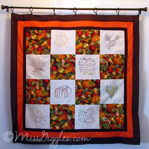 MissGiggles.com - Fall Quilt